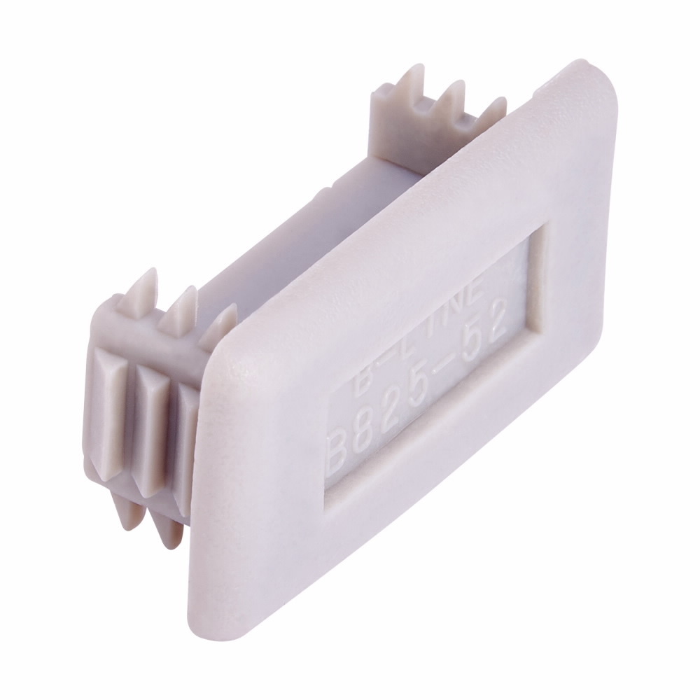 B825-52GRN End Cap, For Use With 13/16 x 1-5/8 in B52, B54 Series Channel, Polyurethane, Dura Green