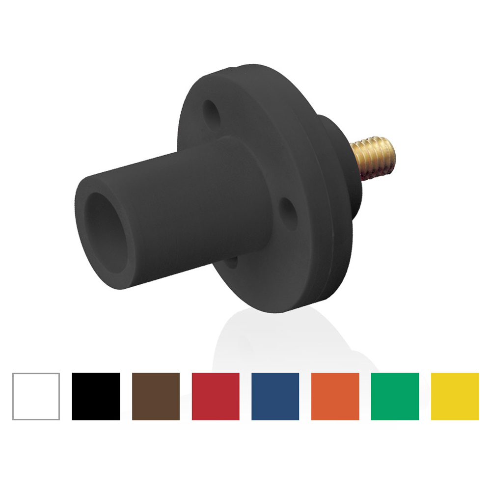 15R21-UE 15 Series Cam Type Male Taper Nose Single Pole Receptacle, 600 V AC, 150 A, 8 to 2 AWG Wire, Threaded/Stud Connection, NEMA 3R NEMA Rating