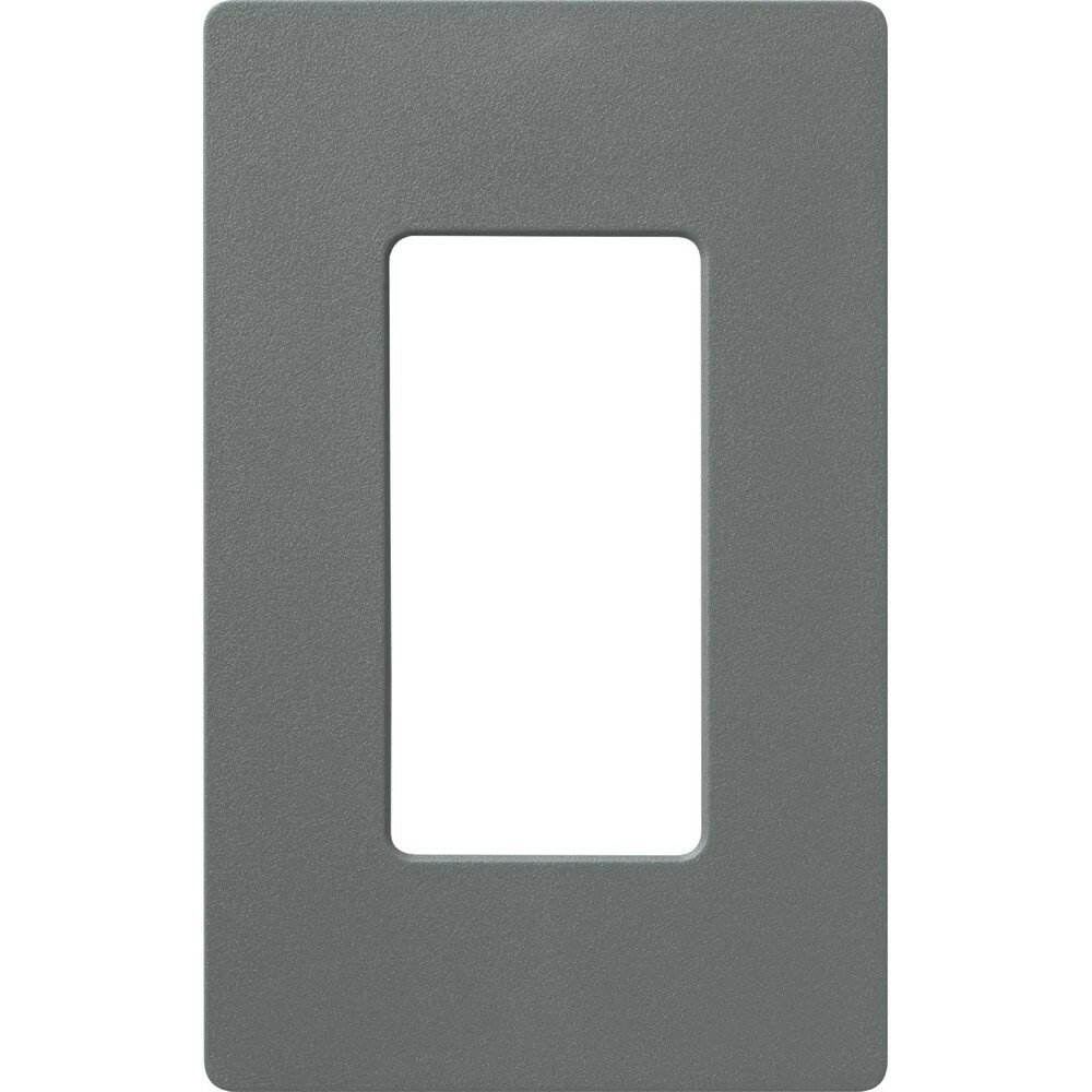 SC-1-SL Claro Wall Plate for Decorator-Style Dimmers, Switches, and Outlets, 1 Gang, Satin, Slate