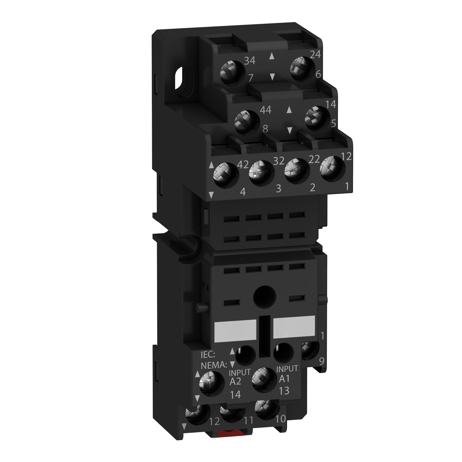 RXZE2M114 Relay Socket, 250 V AC, 10 A, For Use With RXM (2CO), RXM (4CO) Plug-In Relay, 14 Pin