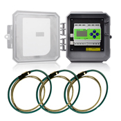 41OUB-24R VerifEye 4100 3-Phase 3/4-Wire Bidirectional DIN Rail Mount Universal Voltage Submeter Kit, 90 to 600 V AC, 20 to 5000 A, LCD Display, Modbus RTU/BACnet MS/TP Communication