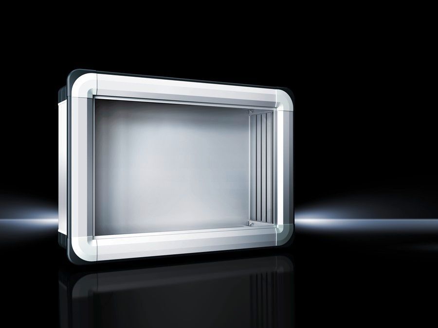 6372543 Comfort Panel Enclosure With Cutout, 628.5 mm W x 191 mm D x 508.5 mm H, NEMA 12/IP65, Extruded Aluminum