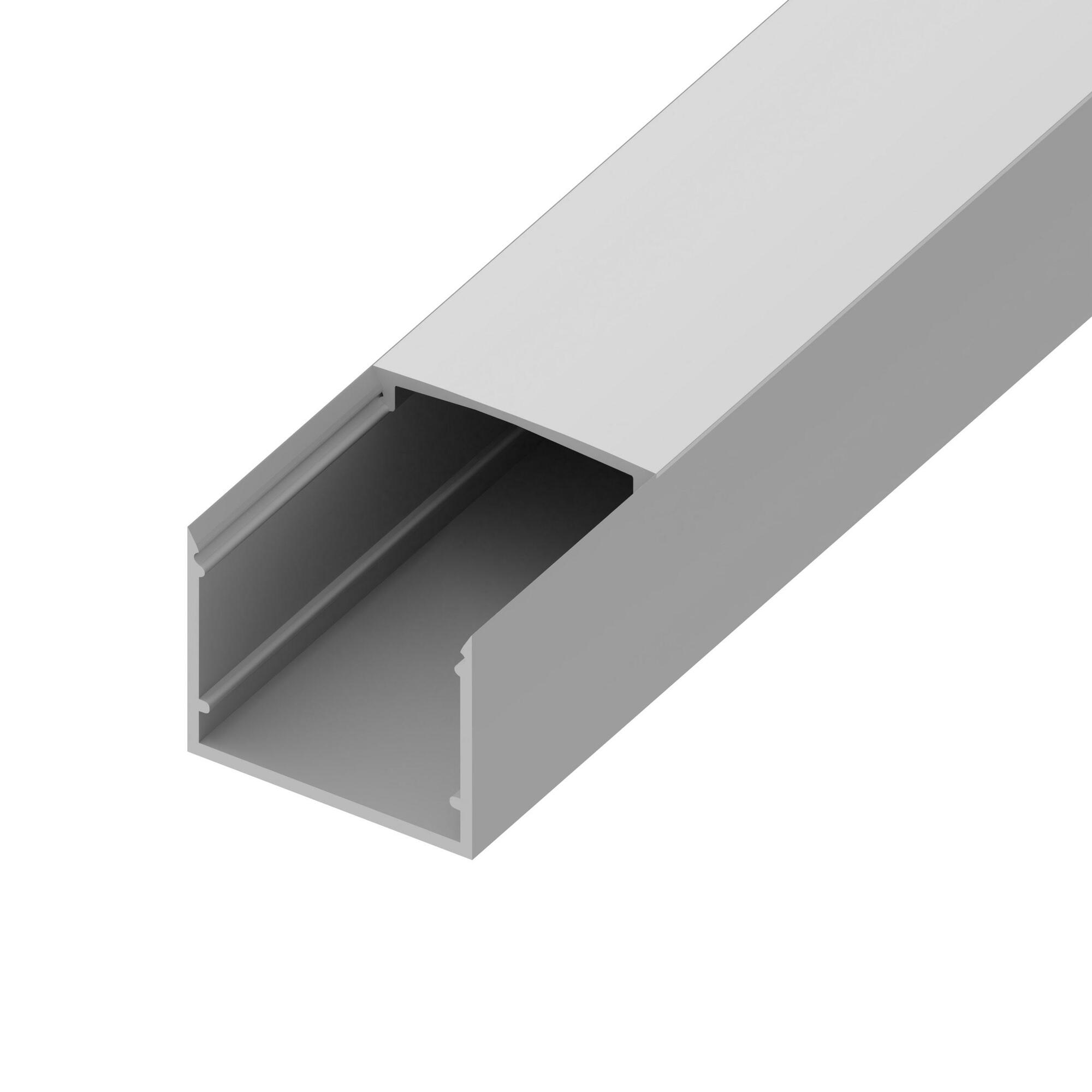 Channel Bundle, CANAL, 48 in., Opal Cover, 1 open end cap, 1 closed end cap, 2 mounting clips