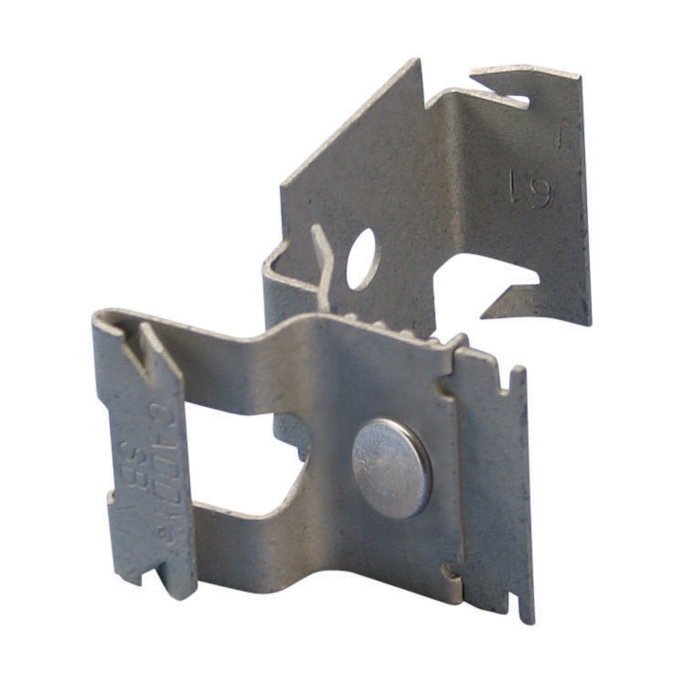 MF625 Fixed Depth Riveted Switch Box Support, 5/8 in Stud, Stud Mount, Spring Steel