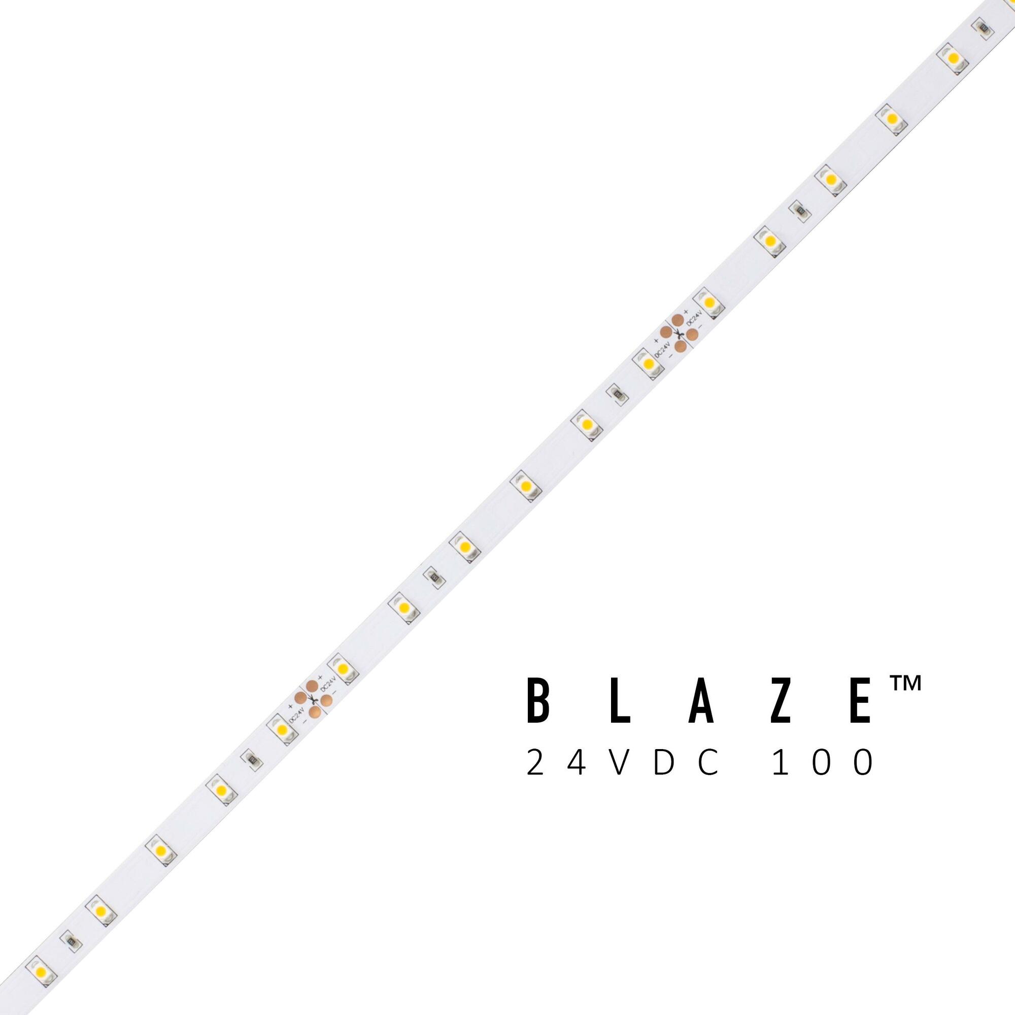 DI-24V-BLBSC1-27-100 Blaze 100 Tape Light, 1.46 W Fixture, 24 V