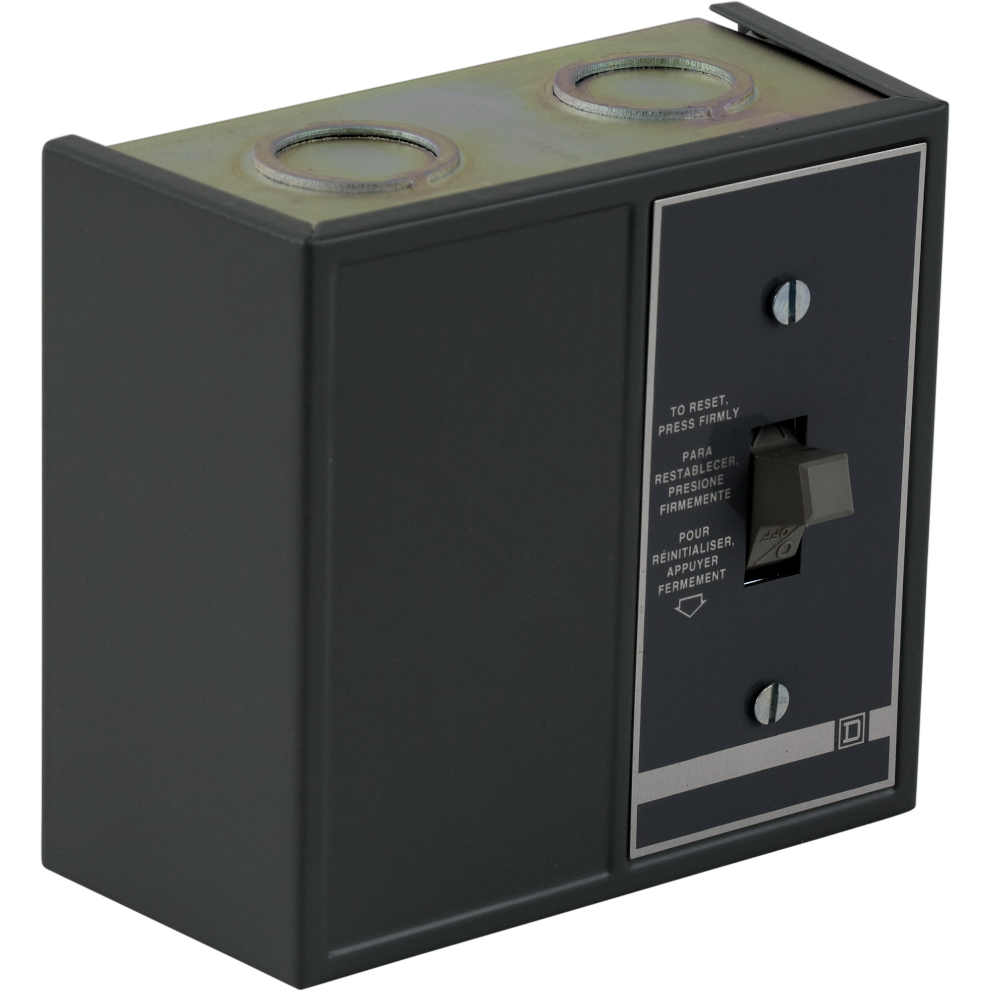 2510FG02P Type F Starter, 2 Poles, NEMA 1 Enclosure