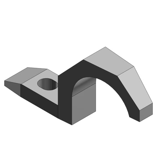 4176 T&B Pipe Strap, 1/2 in, For Use With EMT Conduits, Malleable Iron, Hot Dipped Galvanized
