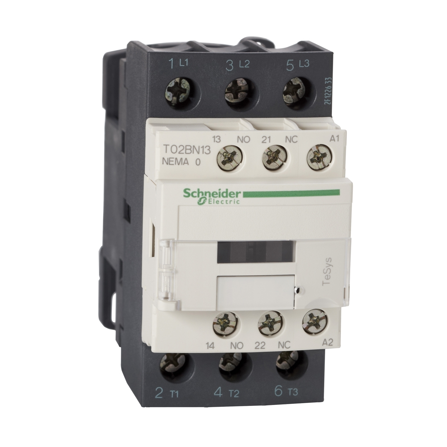 T02BN13BD TeSys N 3-Phase Non-Reversing Contactor, 24 V DC V Coil, 1NO-1NC Contact, 3 Poles