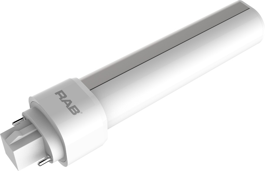 PLC-9-H-850-BYP Type B Compact Non-Dimmable Horizontal LED Lamp, 9 W, G24d Lamp, PLC/T Shape, 1000 Lumens