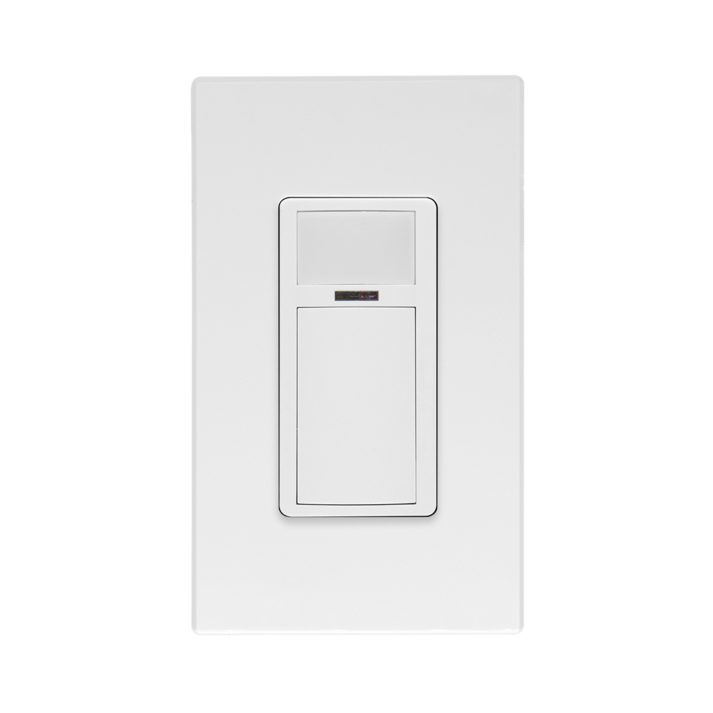 ODSMT-MDW Multi-Tech Smart Wallbox Sensor, 120 to 277 V AC, Wall Box Occupancy/Vacancy Sensor, 1100 sq-ft Coverage, 180 deg Viewing