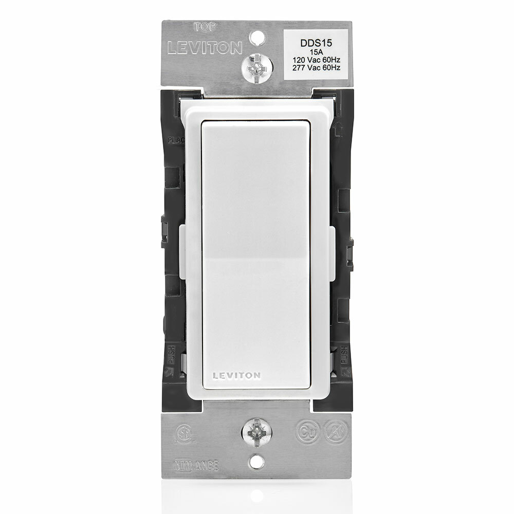 DDS15-BDZ Decora Dual Voltage Multi-Location Digital Switch and Timer, 120/277 VAC, 1 Pole