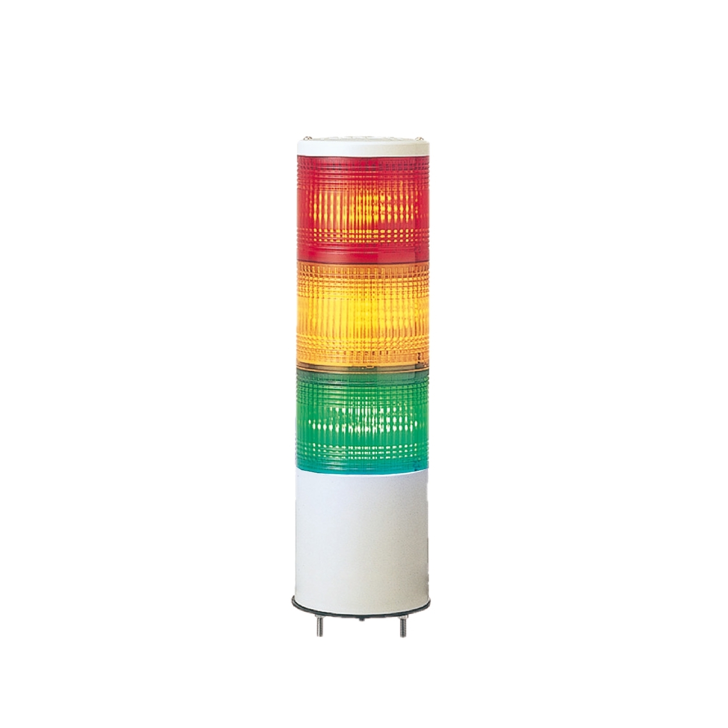 XVC4B3K Harmony Illuminated Pre-Wired Monolithic Tower Light, 24 V DC, LED Lamp, 3 Lights, Green/Orange/Red