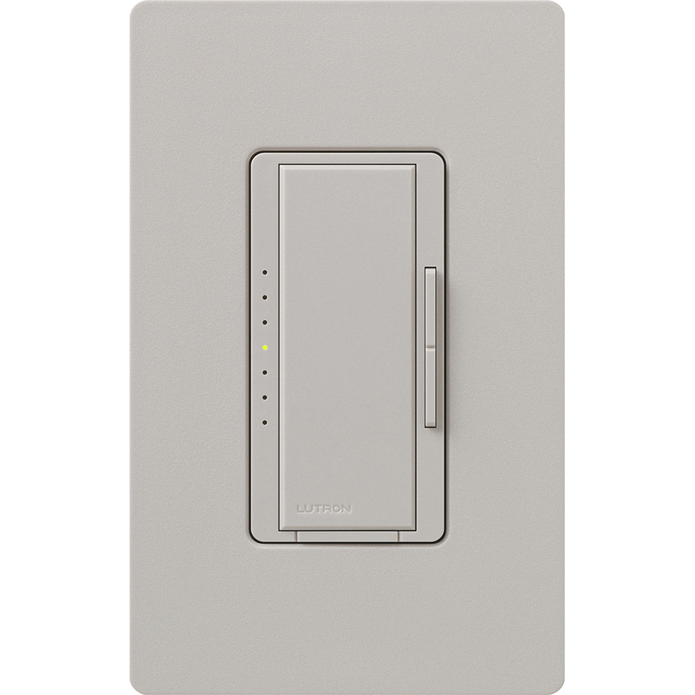 MSCLV-600M-TP Maestro MLV Dimmer Switch, 450W, 600VA, 1 Pole/Multi-Location, No Neutral Required, 120V, Taupe