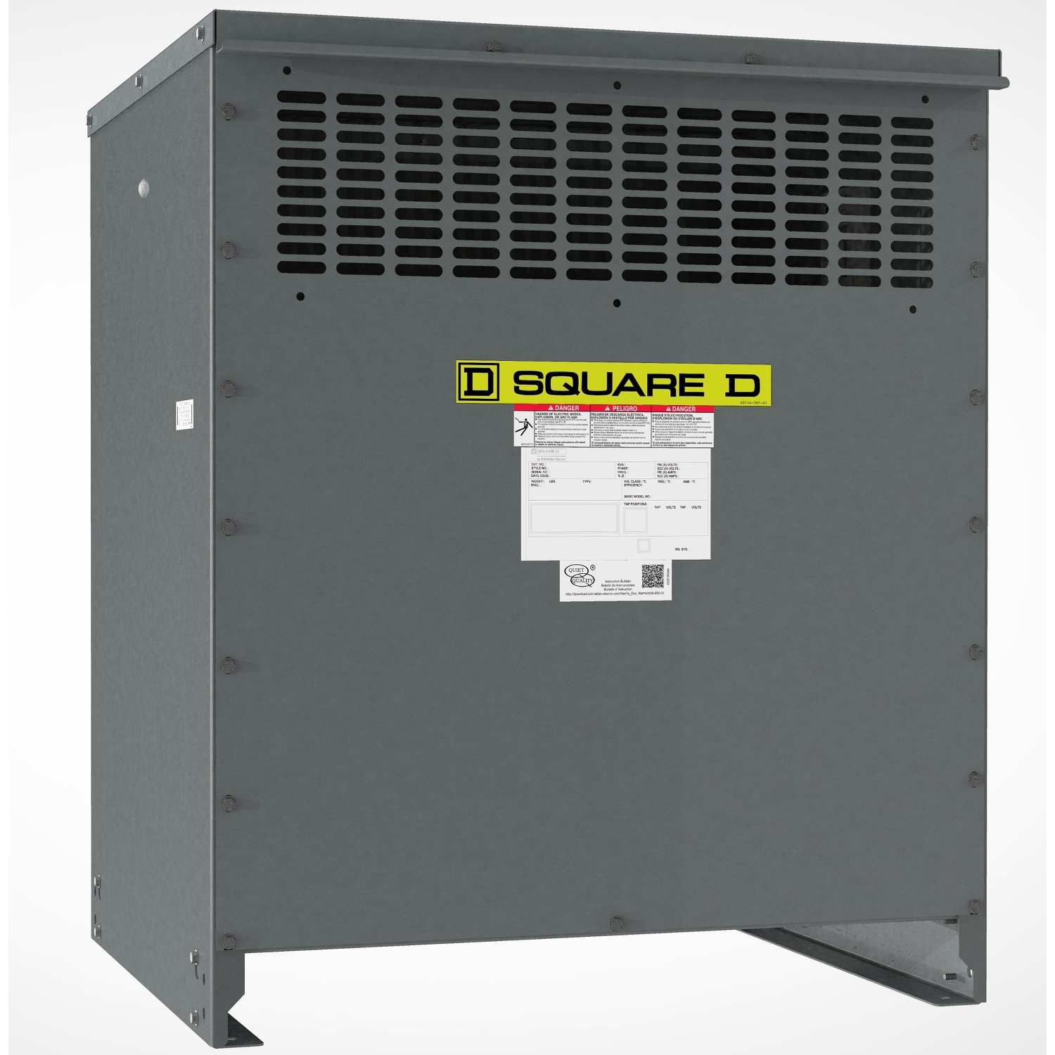 EXN112T6HCT PH Series, 480 V primary, 240 Delta,120 Centre Tap V secondary, 3 phase
