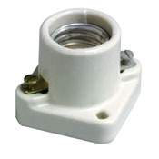19062 1-Circuit 1-Piece Keyless Lampholder, 660 W, 250 V AC, E26 Lamp
