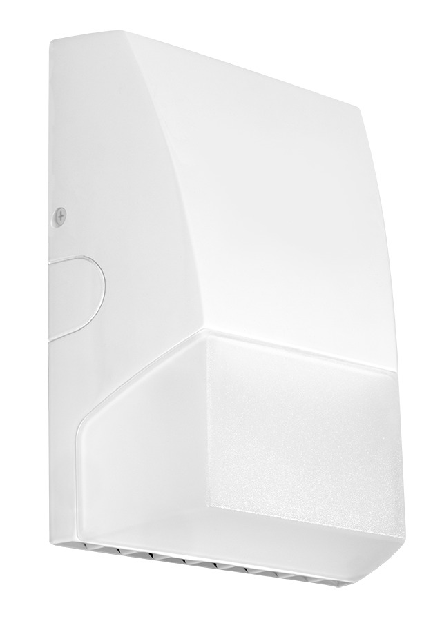 BRISKM32L-740W BRISK Economical Outdoor Wallpack,) LED Lamp, 22.7 W Fixture, 120/208/240/277 V AC, White/Polyester Powder Coated Housing