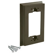 6197-I Decora 1-Gang Combination Shallow Wall Box Adapter, For Use With Decora GFCI Device, Plastic