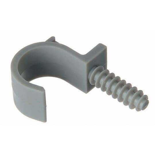 E977NEC-CTN Carlon 2-Hole Non-Metallic Masonry Pipe Clamp, 3/4 in Conduit, Nylon