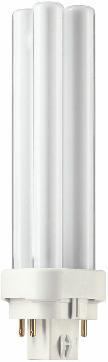383273 ALTO PL-C Dimmable Compact Fluorescent Lamp, 13 W, G24q-1, Double Twin Tube Shape, 925 Lumens