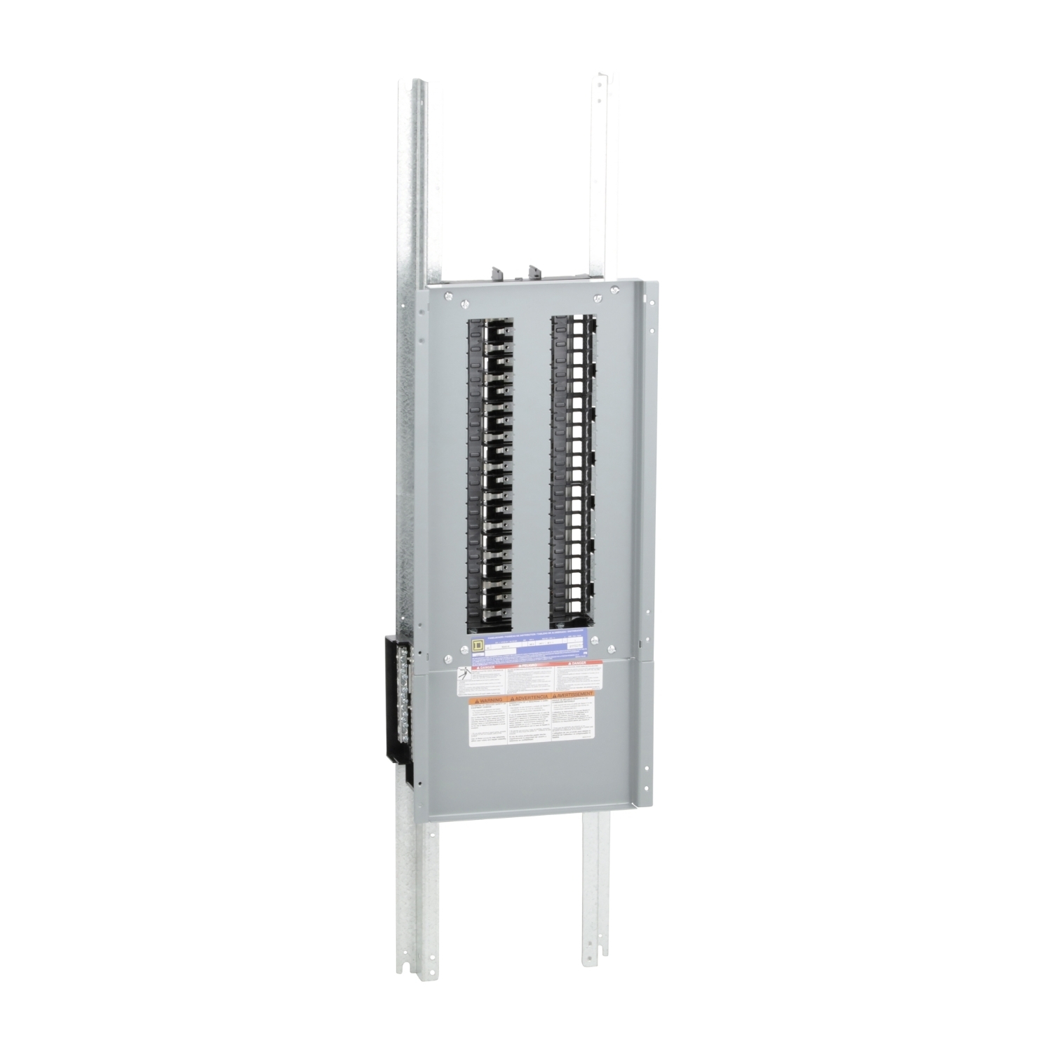 NQ42L4C NQ Series 1-Phase Panelboard Interior, 240 V AC/48 V DC, 400 A, 42 Spaces, 100000 A SCCR