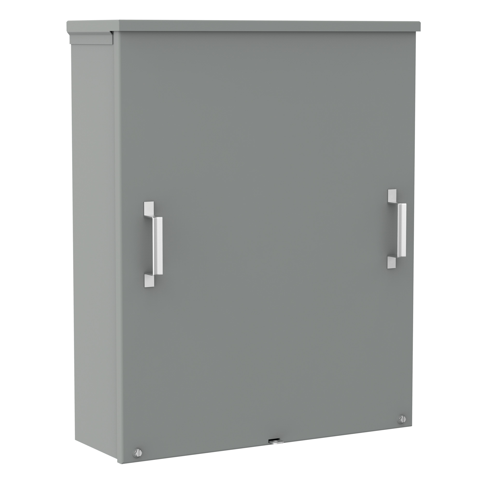 A24R248NK C Style Body Enclosure, 24 in H x 24 in W x 8 in D, Screw Cover, NEMA 3R/IP32 NEMA Rating, Steel