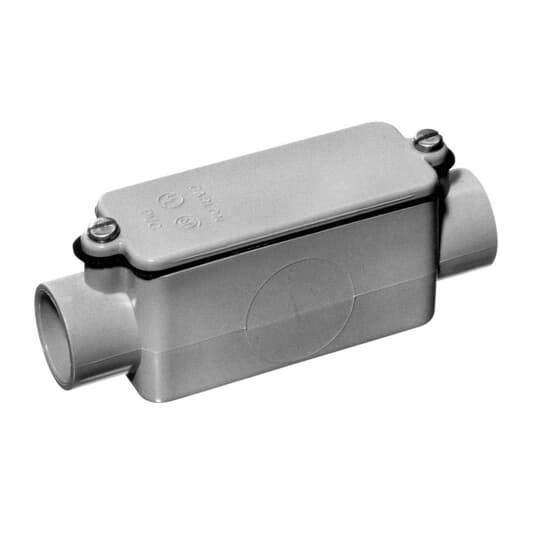 E987H-CAR Carlon Type-C Conduit Body, 1-1/2 in Hub, 32 cu-in, PVC