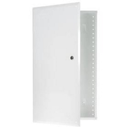EN4250 Rear/Side/Top Structured Wiring Enclosure, 14.3 in W x 3.7 in D x 42.1 in H, Cold Rolled Steel