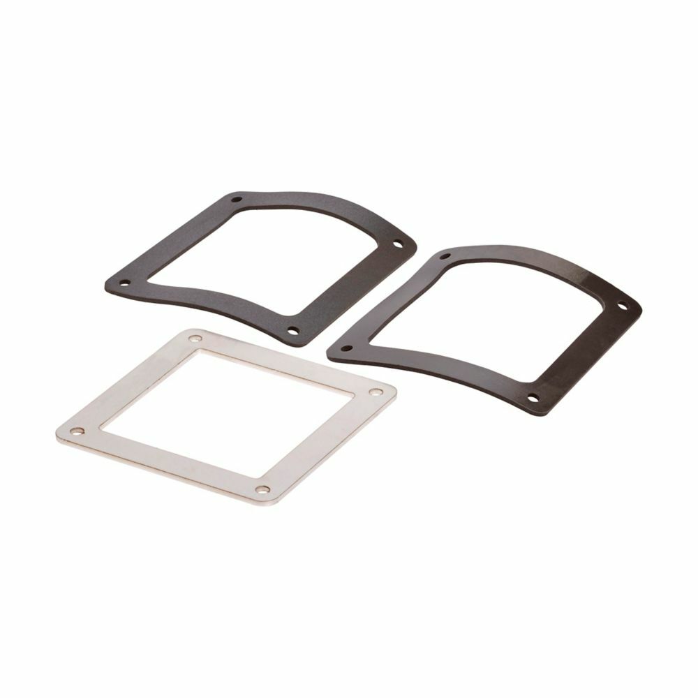 44-4XSFBC Wireway Miscellaneous Fitting, 4 in W x 4 in H, For Use With NEMA 4X/IP55 Hinged Screw Clamp Cover Wireway, 304 Stainless Steel