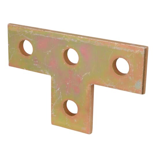 B-937 Kindorf 900 Connector T-Plate, 4-1/2 in L x 4 in W, For Use With Channels, Steel, Galv-Krom/Standard