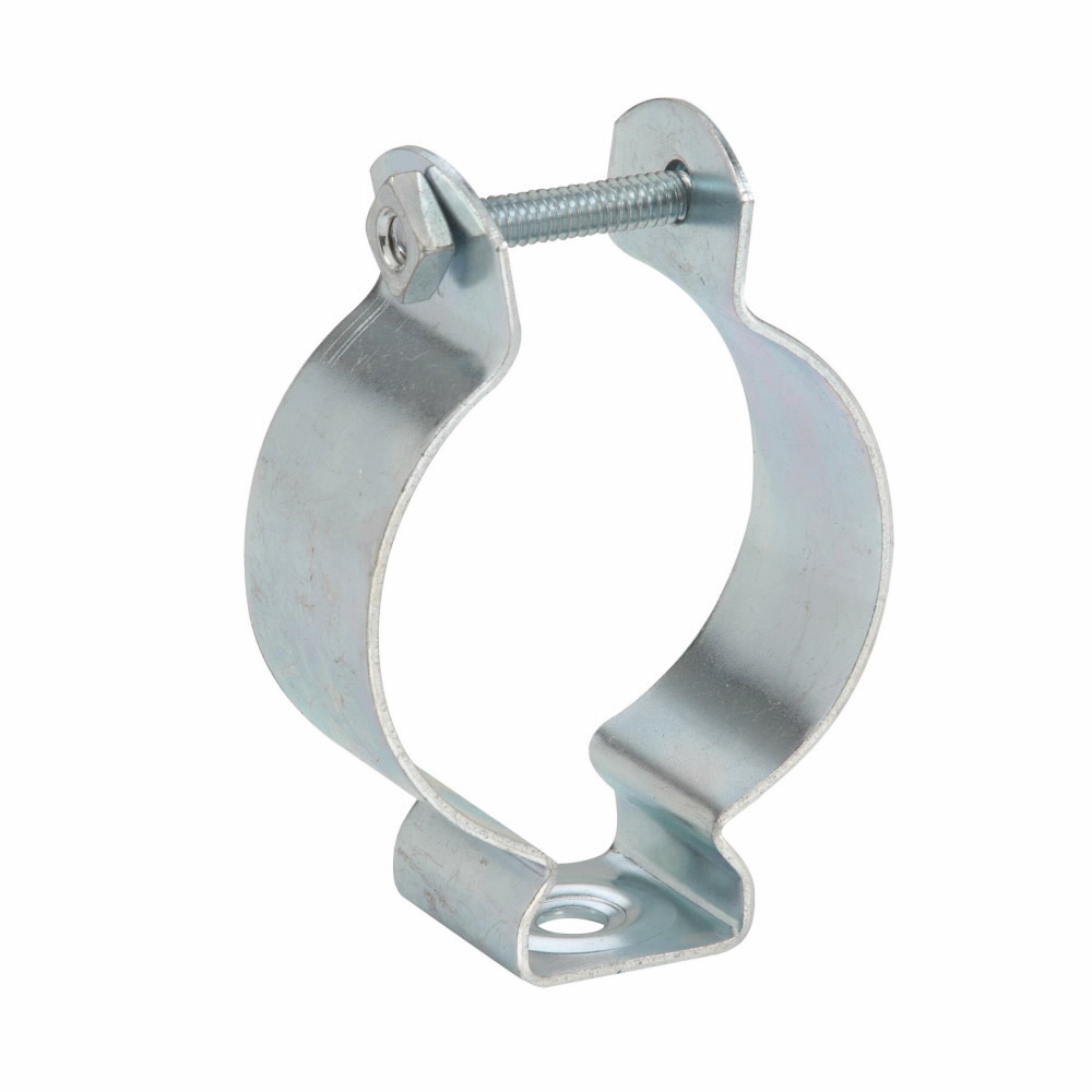 BL1490 Conduit Hanger With Bolt and Nut, For Use With 1/2 to 4 in Conduit, High Carbon Steel, Zinc Plated