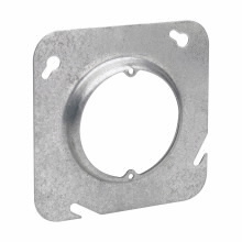 TP575 Thepitt Raised Surface Cover With 2-3/4 in Ears, 4-11/16 in Dia, 4.688 in L x 4.688 in W x 4-11/16 in D, Steel