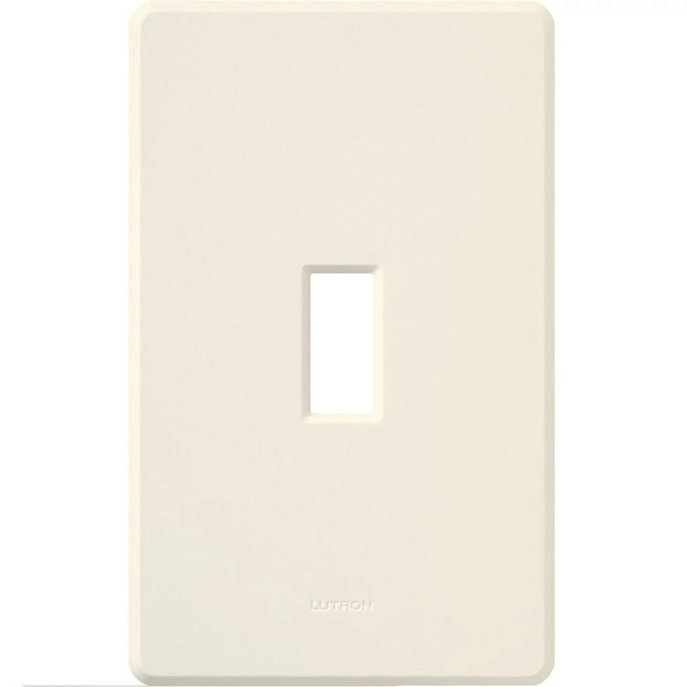 FG-1-LA Fassada Wall Plate for Traditional Style Dimmers or Switches, 1 Gang, Matte, Light Almond