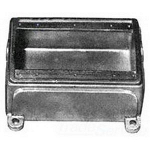 FDB-3GL Unilets Type FDB Deep Thick Wall Device Box With Internal Ground Screw, Malleable Iron, 62 cu-in Capacity, 3 Gangs, 5 in H x 6.88 in W x 2.69 in D