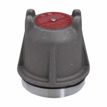 GUA514 Condulet Dome Cover, 5 in, Copper-Free Aluminum, Natural