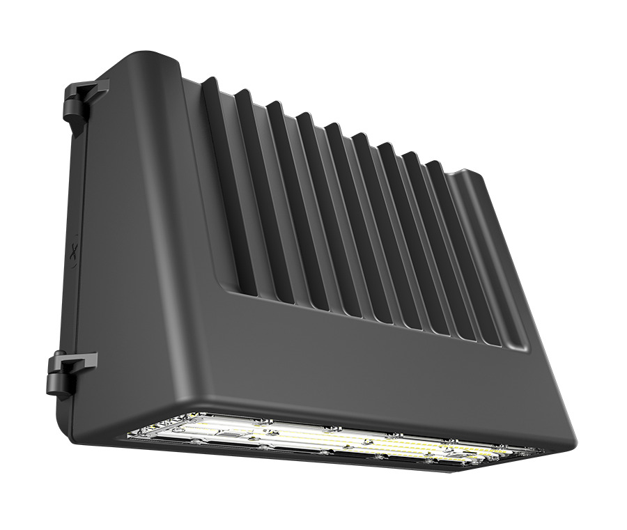 SLIM17FAFC60 SLIM Outdoor Wallpack, LED Lamp, 58 W Fixture, 120, 208, 240, 277 V, Bronze Housing