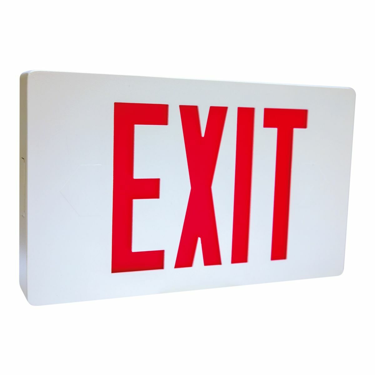 CX61WH Sure-Lites CX6 Single Face Exit Sign, LED Lamp, 1 W Fixture, 120 to 277 V AC, White Housing, EXIT Legend