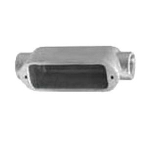 C69 Unilets Type-C Conduit Outlet Body, 2 in Hub, 9, 77.5 cu-in, Copper Free Aluminum, Natural