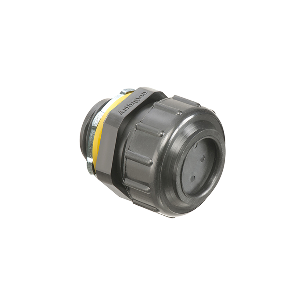 NMPV75 Straight Cord Grip, 3/4 in Trade, 0.225 to 0.255 in Cable Openings, Die Cast Zinc/Plastic/Polyethylene