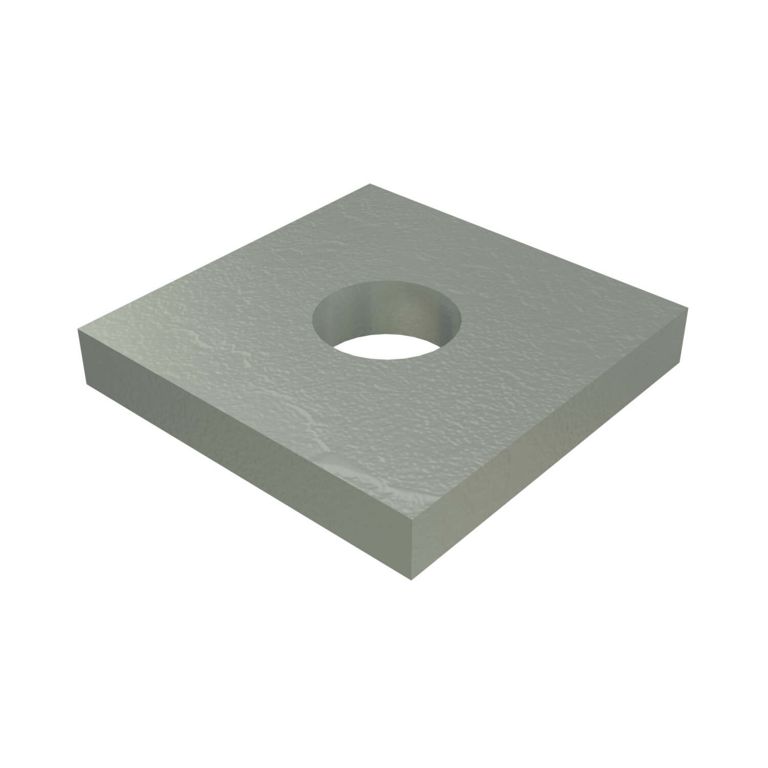 P1064-HG Channel Flat Plate Fitting, 1 Holes, 1-5/8 in W x 1/4 in THK, HRPO Steel