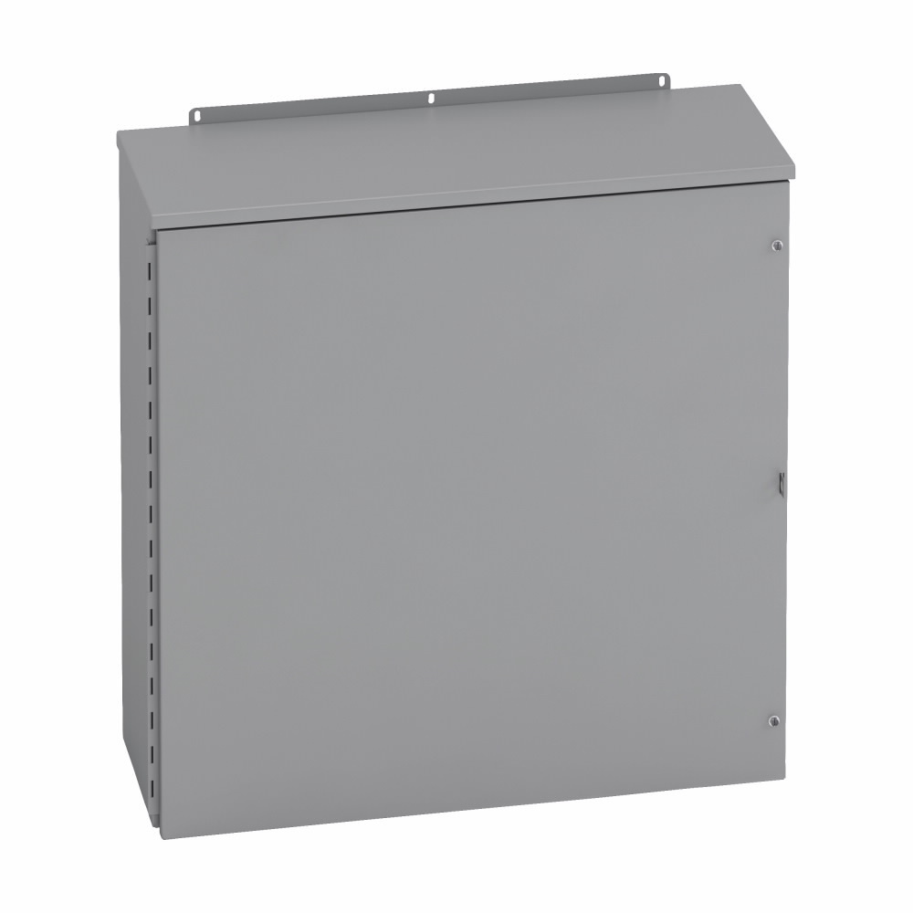 363612 RHC Electrical Enclosure, 36 in W x 12 in D x 36 in H, NEMA 3R/IP32 NEMA Rating, Carbon Steel