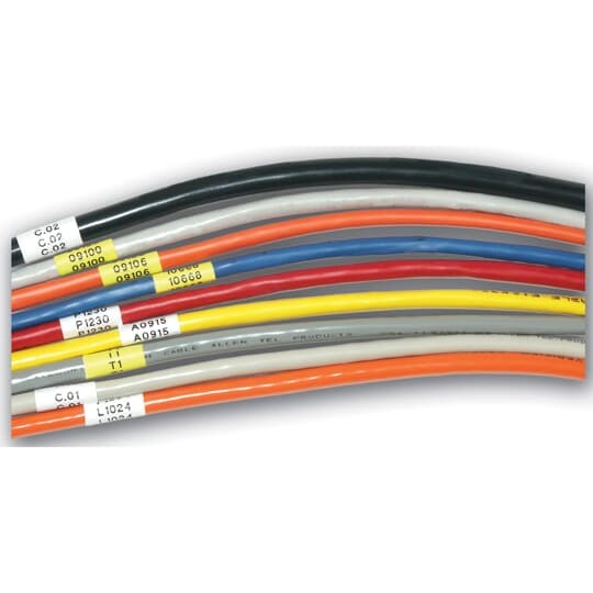 EZ-WN34 E-Z Code EZL High Performance Wire Marker Label, 12.5 ft L x 3/4 in W, White, Nylon