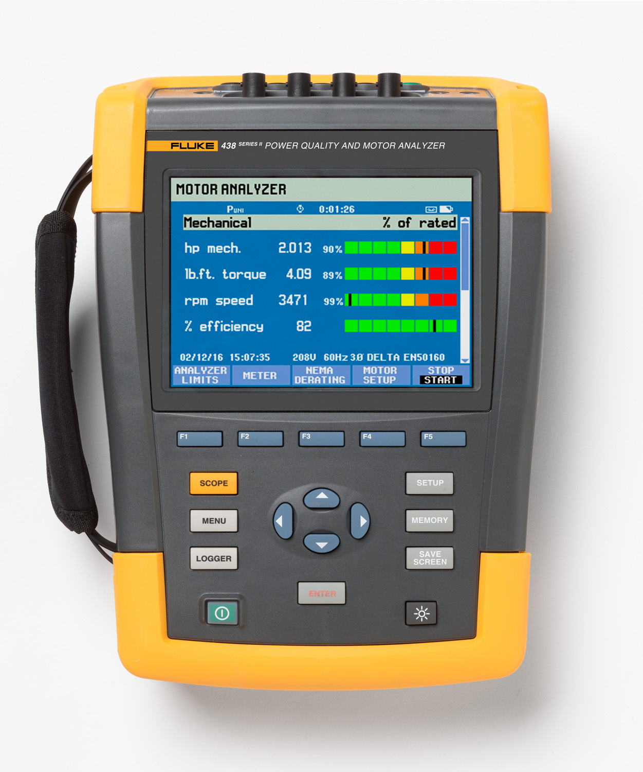 FLUKE-438-II Energy Logger Power Meter
