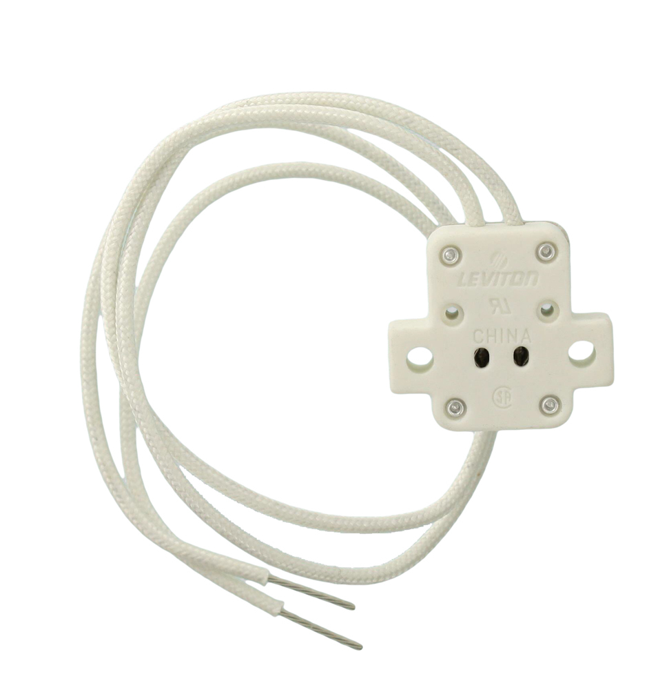 80051-500 Quartz Lampholder, 1000 W Lamp, 300 VAC, 10 A