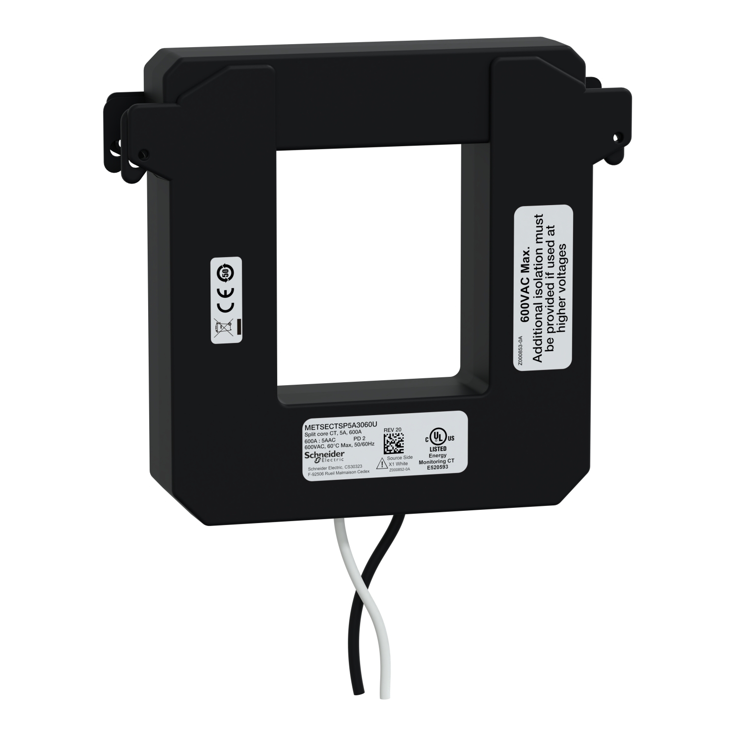 METSECTSP5A3060U Current Transformer, 5 A Secondary