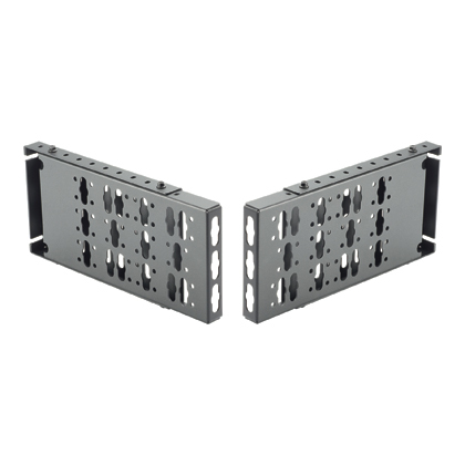 2-Post Rack PDU Mounting Bracket Kit, Steel, Black