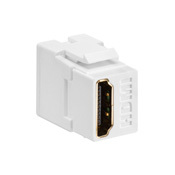 40834-I QuickPort Feed Through HDMI Connector, Snap-In/Female to Female Connector