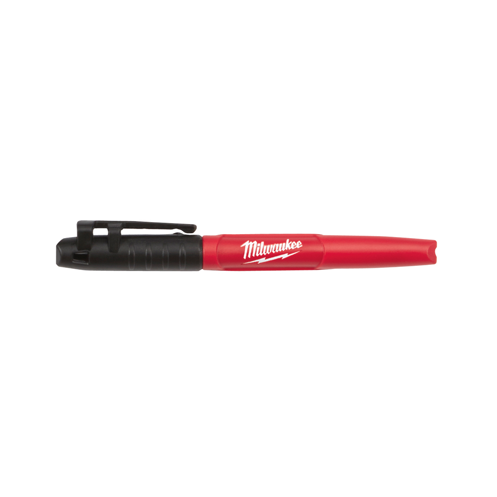 48-22-3100 Permanent Industrial Marker, Fine Tip, Acrylic, Black