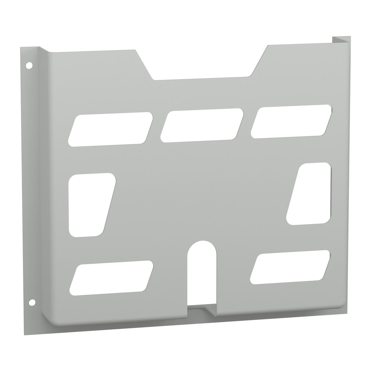 NSYDPA44 Door Mount A4 Document Pocket, 10.94 in W x 1.57 in D x 9.21 in H, For Use With Thalassa and Spacial SF, SM Floorstanding Steel Enclosures, Polystyrene, Gray
