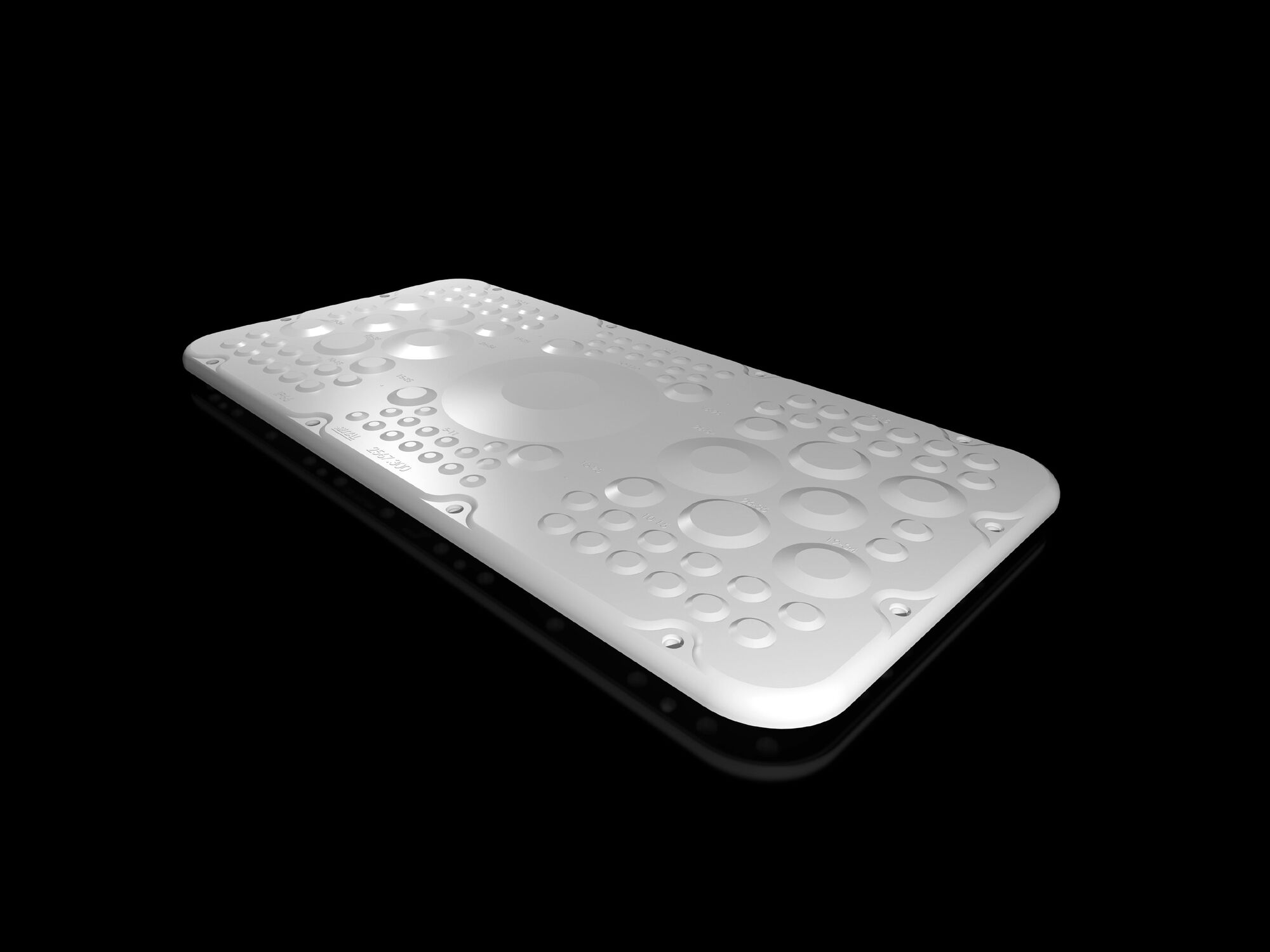 2567300 Halogen-Free SZ Gland Plate With Membranes, For Use With AX Series 1339.000 600 mm W x 350 mm D x 380 mm H Compact Enclosures, Plastic, RAL 7035