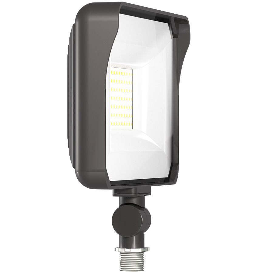 X34-65L-840/120 X34 General Purpose Floodlight Fixture, LED Lamp, 65 W Fixture, 120 V, Bronze Housing